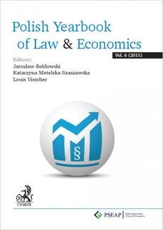Chomikuj, ebook online Polish Yearbook of Law & Economics. Vol. 6 (2015). Jarosław Bełdowski