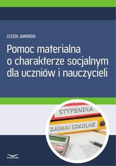 Chomikuj, ebook online Pomoc materialna o charakterze socjalnym dla uczniów i nauczycieli. Agata Piszko