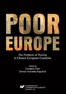 Ebook Poor Europe. The Problem of Poverty in Chosen European Countries pdf