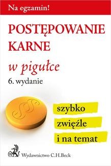 Chomikuj, ebook online Postępowanie karne w pigułce. Wydanie 6. Grzegorz Dąbrowski