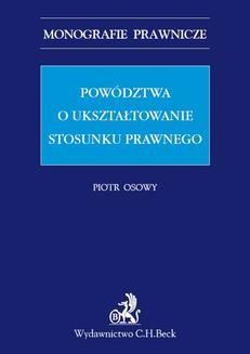 Ebook Powództwa o ukształtowanie stosunku prawnego pdf