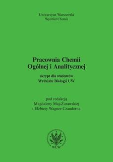 Chomikuj, ebook online Pracownia chemii ogólnej i analitycznej. Magdalena Maj-Żurawska
