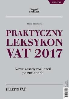 Ebook Praktyczny leksykon VAT 2017 pdf