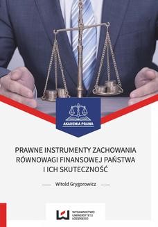 Ebook Prawne instrumenty zachowania równowagi finansowej państwa i ich skuteczność pdf