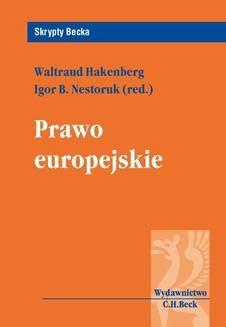 Chomikuj, ebook online Prawo europejskie. Igor B. Nestoruk