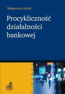 Ebook Procykliczność działalności bankowej pdf