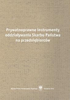 Chomikuj, ebook online Prywatnoprawne instrumenty oddziaływania Skarbu Państwa na przedsiębiorców. red. Rafał Blicharz