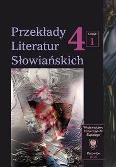 Ebook Przekłady Literatur Słowiańskich. T. 4. Cz. 1: Stereotypy w przekładzie artystycznym pdf
