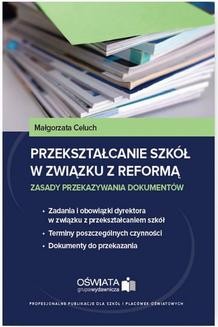 Ebook Przekształcanie szkół w związku z reformą pdf