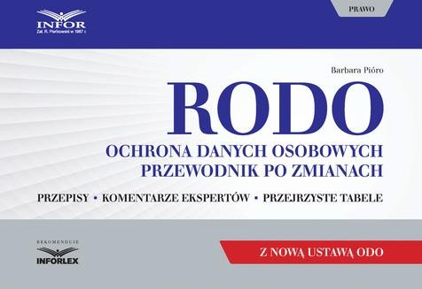 Chomikuj, ebook online RODO. Ochrona danych osobowych. Przewodnik po zmianach z nową ustawą ODO. Barbara Pióro