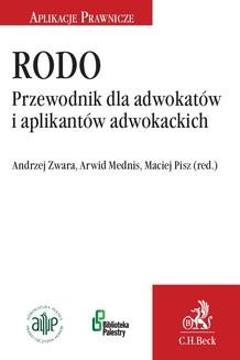 Chomikuj, ebook online RODO. Przewodnik dla adwokatów i aplikantów adwokackich. Arwid Mednis