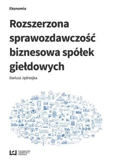 Chomikuj, ebook online Rozszerzona sprawozdawczość biznesowa spółek giełdowych. Dariusz Jędrzejka