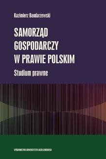 Ebook Samorząd gospodarczy w prawie polskim pdf