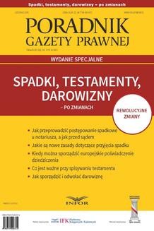 Ebook Spadki, testamenty, darowizny po zmianach pdf