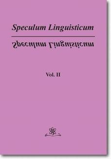 Chomikuj, ebook online Speculum Linguisticum Vol. 2. Jan Wawrzyńczyk