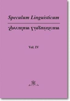Ebook Speculum Linguisticum Vol. 4 pdf