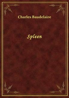 Chomikuj, ebook online Spleen. Charles Baudelaire