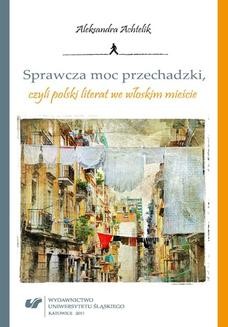 Ebook Sprawcza moc przechadzki, czyli polski literat we włoskim mieście pdf