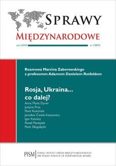 Chomikuj, ebook online Sprawy Międzynarodowe 1/2015. Marcin Zaborowski