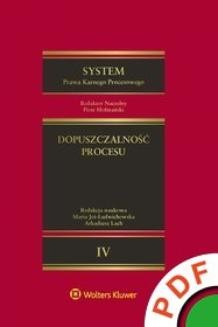 Ebook System prawa karnego procesowego. Tom 4. Dopuszczalność procesu pdf