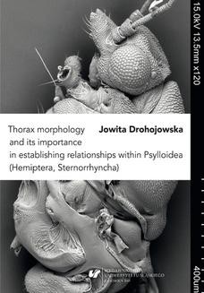 Chomikuj, ebook online Thorax morphology and its importance in establishing relationships within Psylloidea (Hemiptera, Sternorrhyncha). Jowita Drohojowska