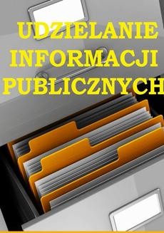 Chomikuj, ebook online Udzielanie informacji publicznych. Maria Kucharska-Fiałkowska