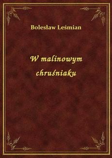Chomikuj, ebook online W malinowym chruśniaku. Bolesław Leśmian