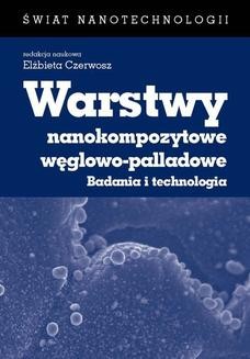 Ebook Warstwy nanokompozytowe węglowo-palladowe. Badania i technologia pdf