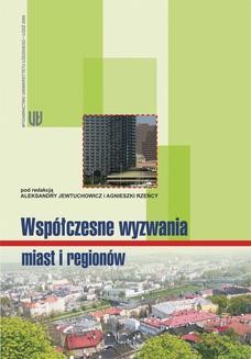 Chomikuj, ebook online Współczesne wyzwania miast i regionów. Aleksandra Jewtuchowicz