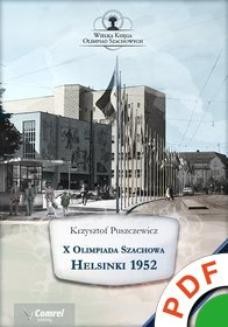 Ebook X Olimpiada Szachowa. Helsinki 1952 pdf