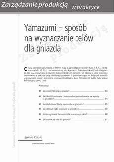 Chomikuj, ebook online Yamazumi- sposób na wyznaczanie celów dla gniazda. Joanna Czerska