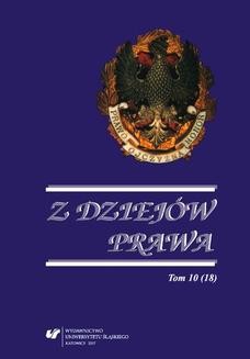 Ebook Z Dziejów Prawa. T. 10 (18) pdf