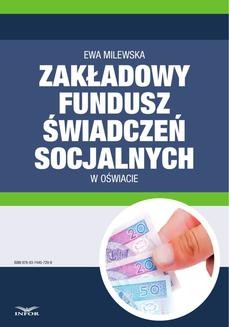 Chomikuj, ebook online Zakładowy fundusz świadczeń socjalnych w oświacie. EWA MILEWSKA