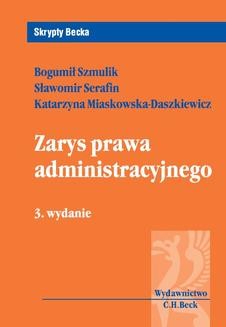 Ebook Zarys prawa administracyjnego pdf