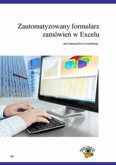 Chomikuj, ebook online Zautomatyzowany formularz zamówień w Excelu. Piotr Dynia