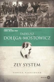 Chomikuj, ebook online Zły system. Tadeusz Dołęga-Mostowicz